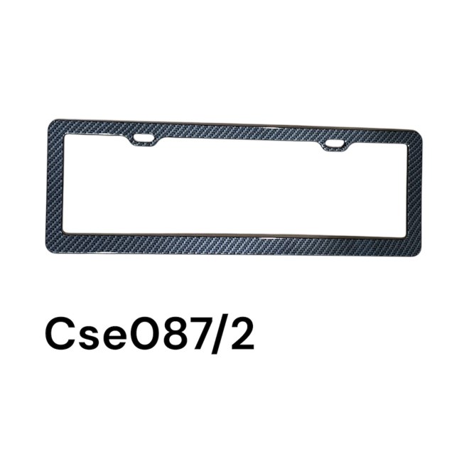 PORTA CHAPA CARBONO MERCOSUR S/M