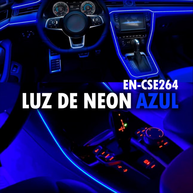 LUZ DE NEON AZUL