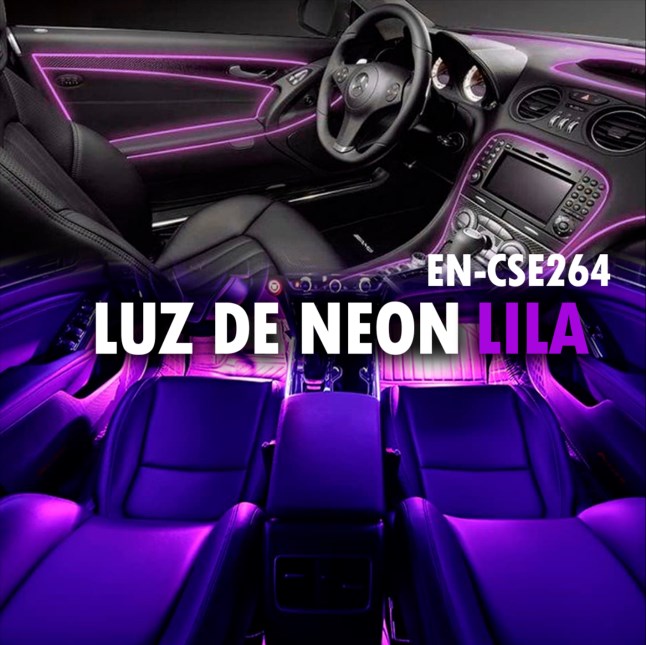 LUZ DE NEON LILA