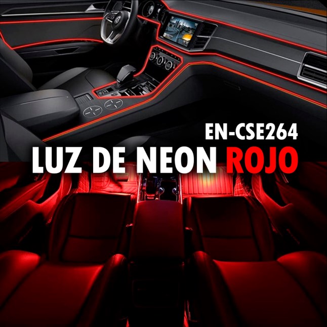 LUZ DE NEON ROJO