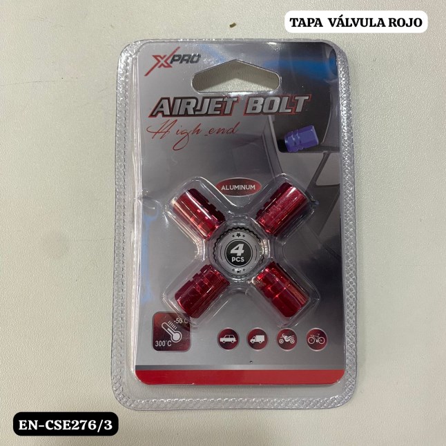TAPA VALVULA ROJO RX