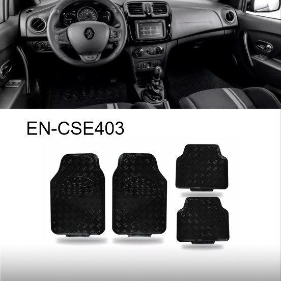 TAPETE COLORIDO CSE403 NEGRO