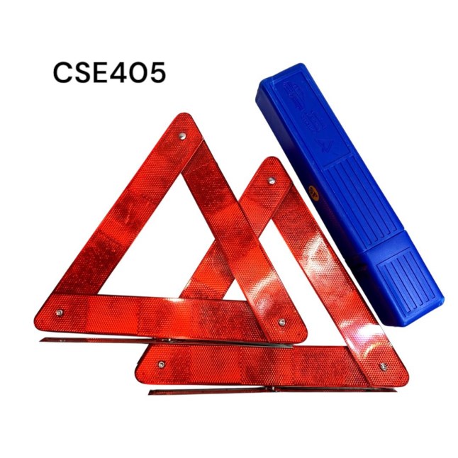 TRIANGULO BALIZA PAR CAJA AZUL