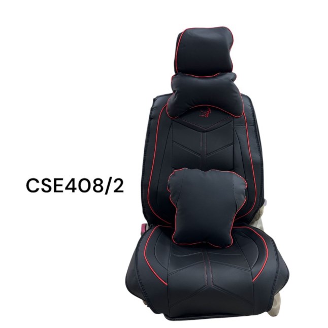 CAR SEAT COVER BLACK+RED