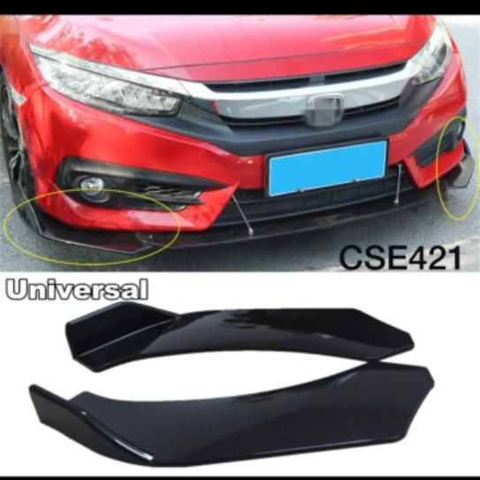 BUMPER Negro brillante