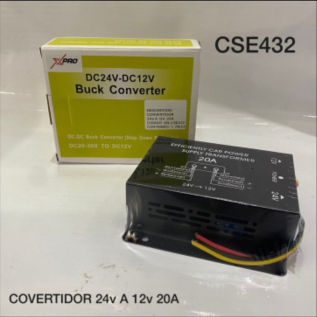 CONVERTIDOR 24V A 12V  20A
