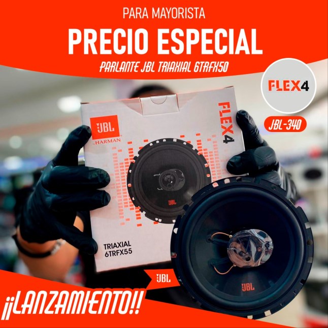 PARLANTE JBL FLEX 4 6TRFX55