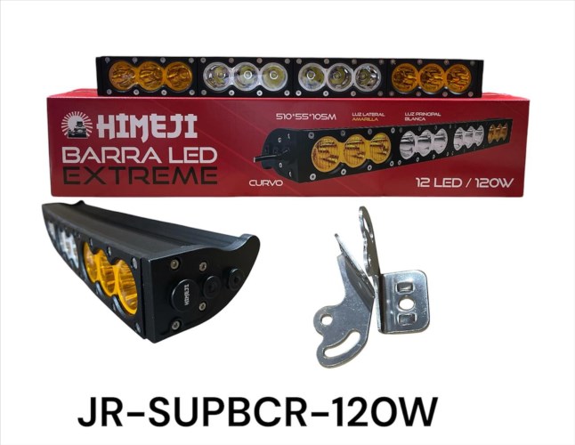 Barra led curva Himeji Extreme Blanco-Amarillo 120w