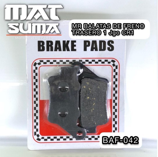 PASTILLA FRENO TRASERO TAIGA CR1
