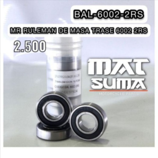 RULEMAN DE MASA TRASE 6002 2RS 10 PZAS