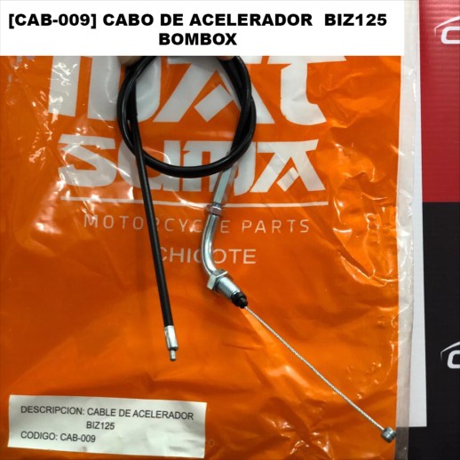 CABO DE ACELERADOR  BIZ125 BOMBOX