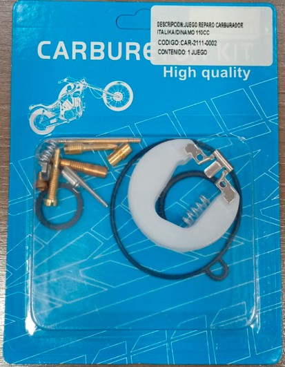 REPARO DE CARBURADOR 110CC