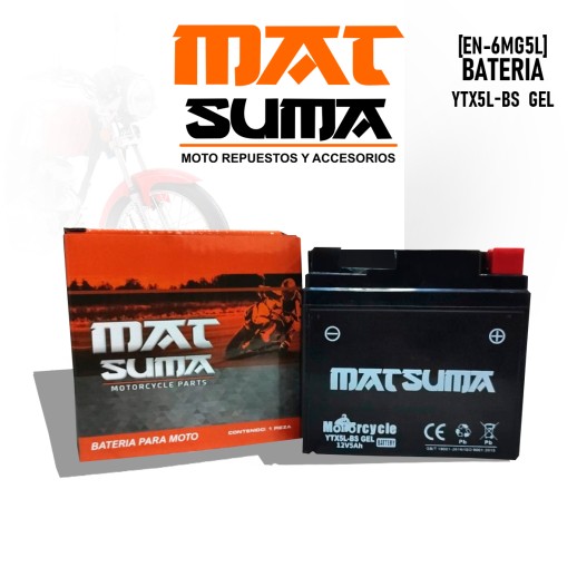 BATERIA YTX5L-BS GEL