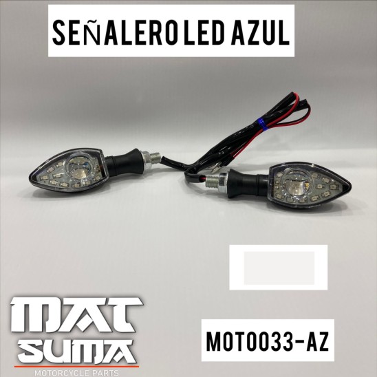 SEÑALERO LED NARANJA CON LUPA
