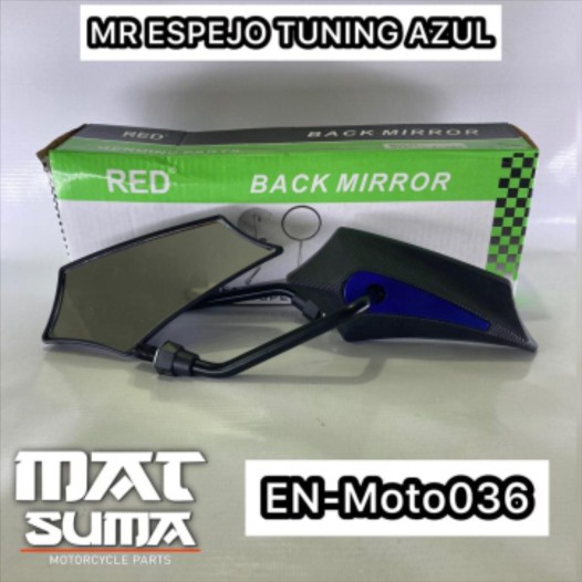 ESPEJO TUNNING-AZUL