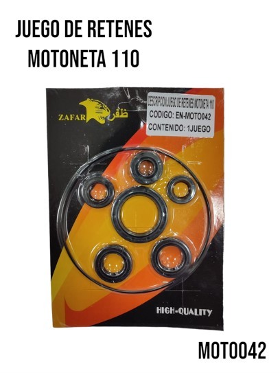 JUEGO DE RETENES 110CC  MOTONETA 110