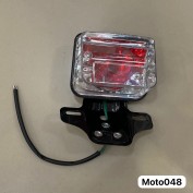 FARO TRASERO CG TRANSPARENTE C/ PORTACHAPA