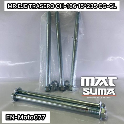 EJE TRASERO CH-186 15*235