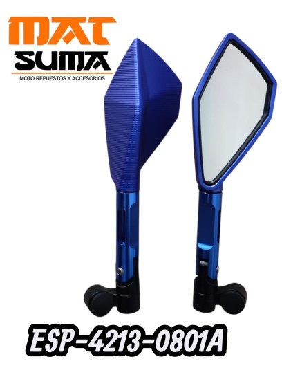ESPEJO P/MOTO AZUL