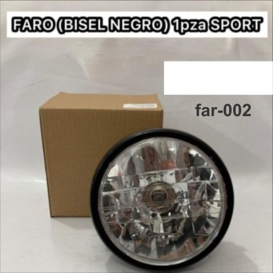 FARO (BISEL NEGRO) 1 PZA