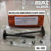 KIT VALVULAS SEGURO ALTO CG200