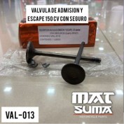 KIT VALVULAS ADMISION Y ESCAPE 125standar CG PAR