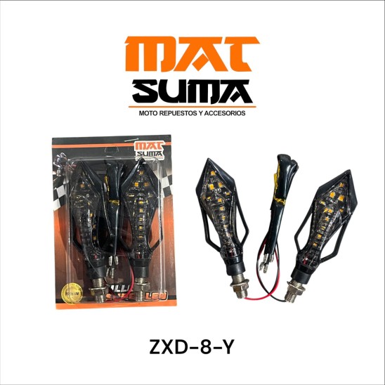SEÑALERO LED NARANJA ZXD-08