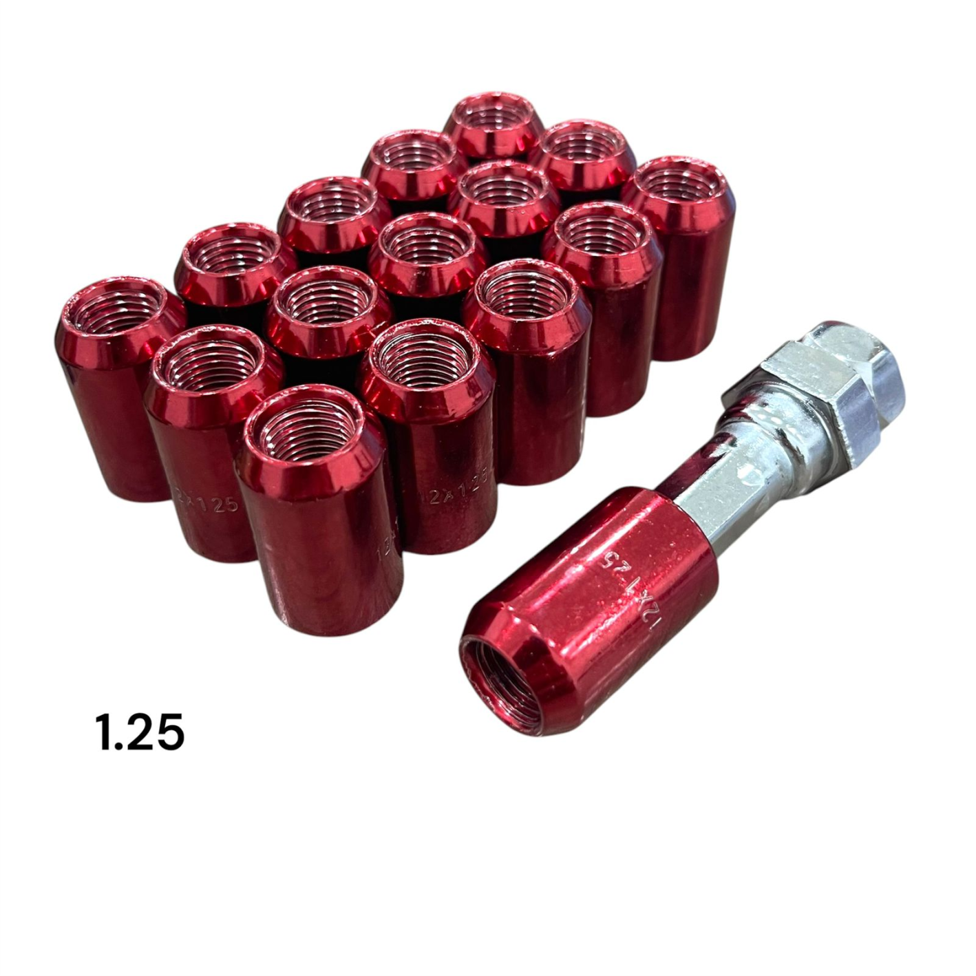 TUERCA 1,25 ROJO