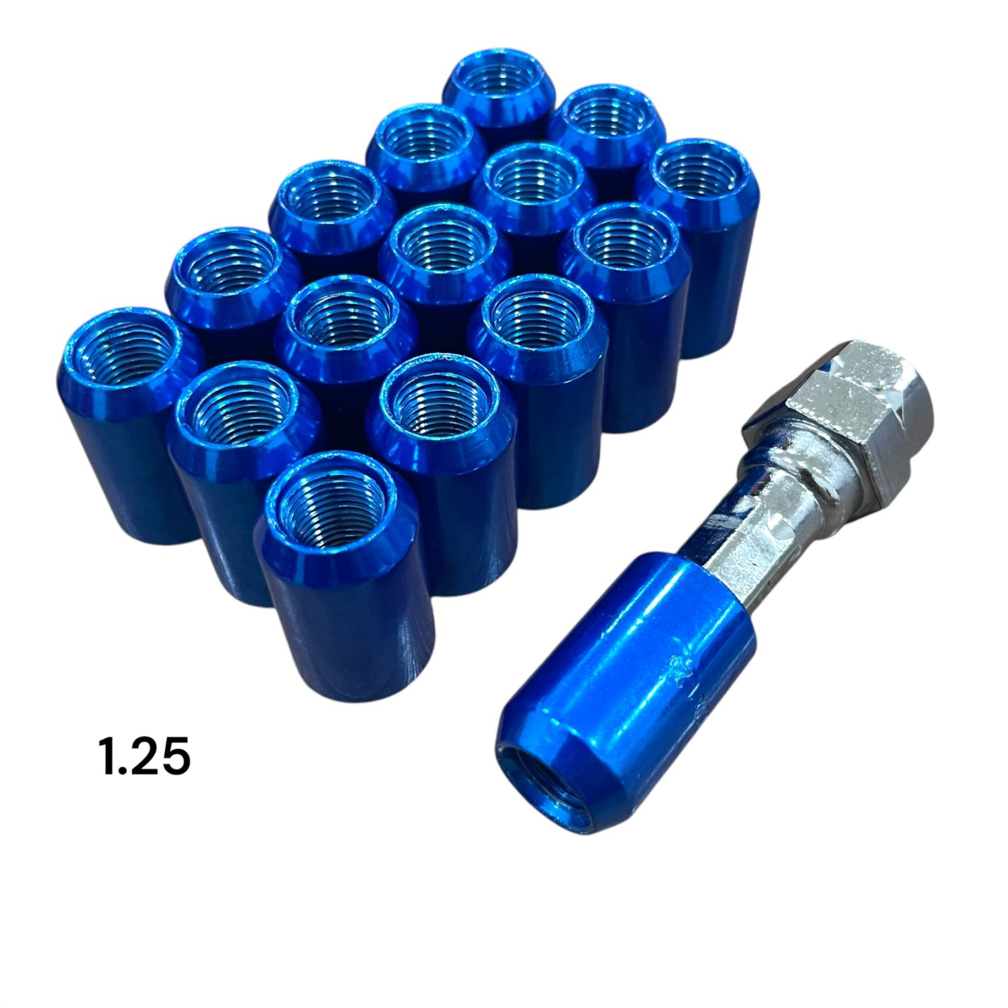 TUERCA 1,25 AZUL