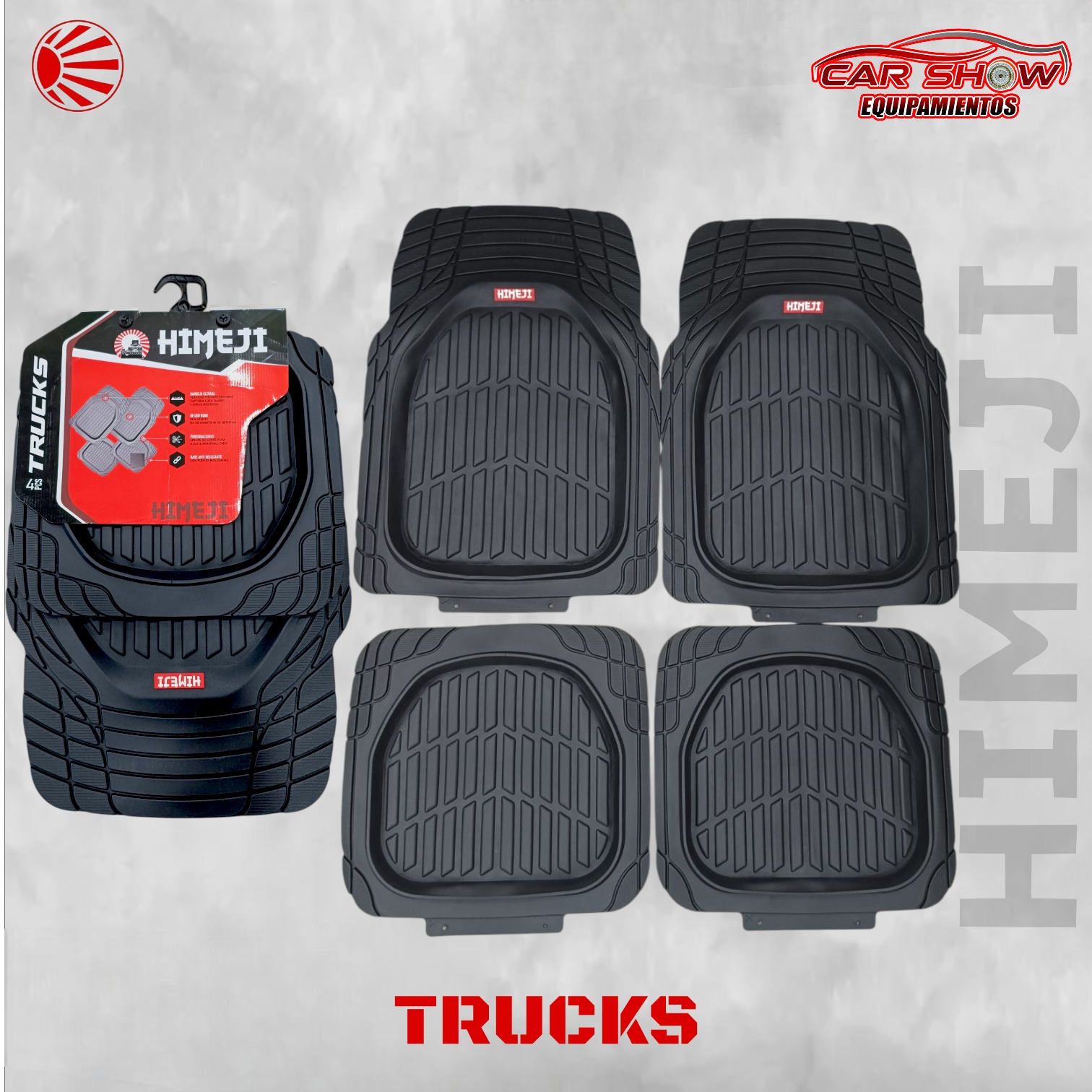 TAPETE BANDEJA HIMEJI TRUCKS 4PCS