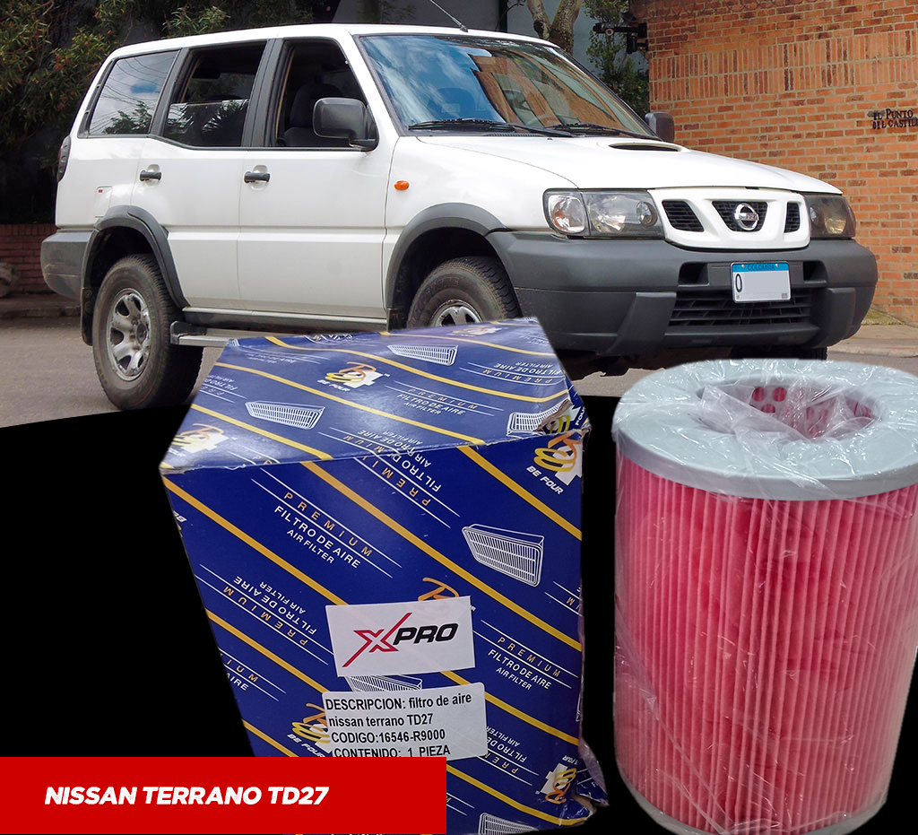 filtro de aire nissan terrano TD27