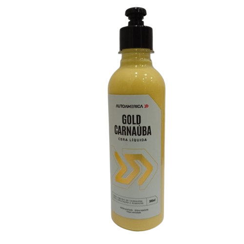 AUTOAMERICA CERA DE CARNAUBA LIQUIDA GOLD 300ML