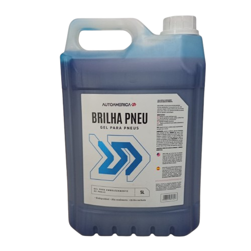 AUTOAMERICA RESALTADOR DE CUBIERTA BRILHA PNEU 5LITROS AZUL