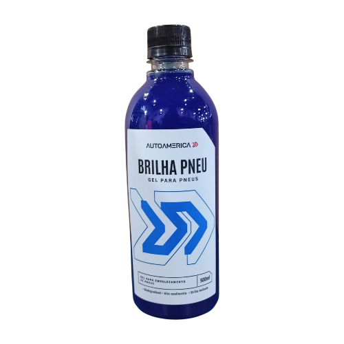 AUTOAMERICA RESALTADOR DE CUBIERTA BRILHA PNEU 500ML AZUL