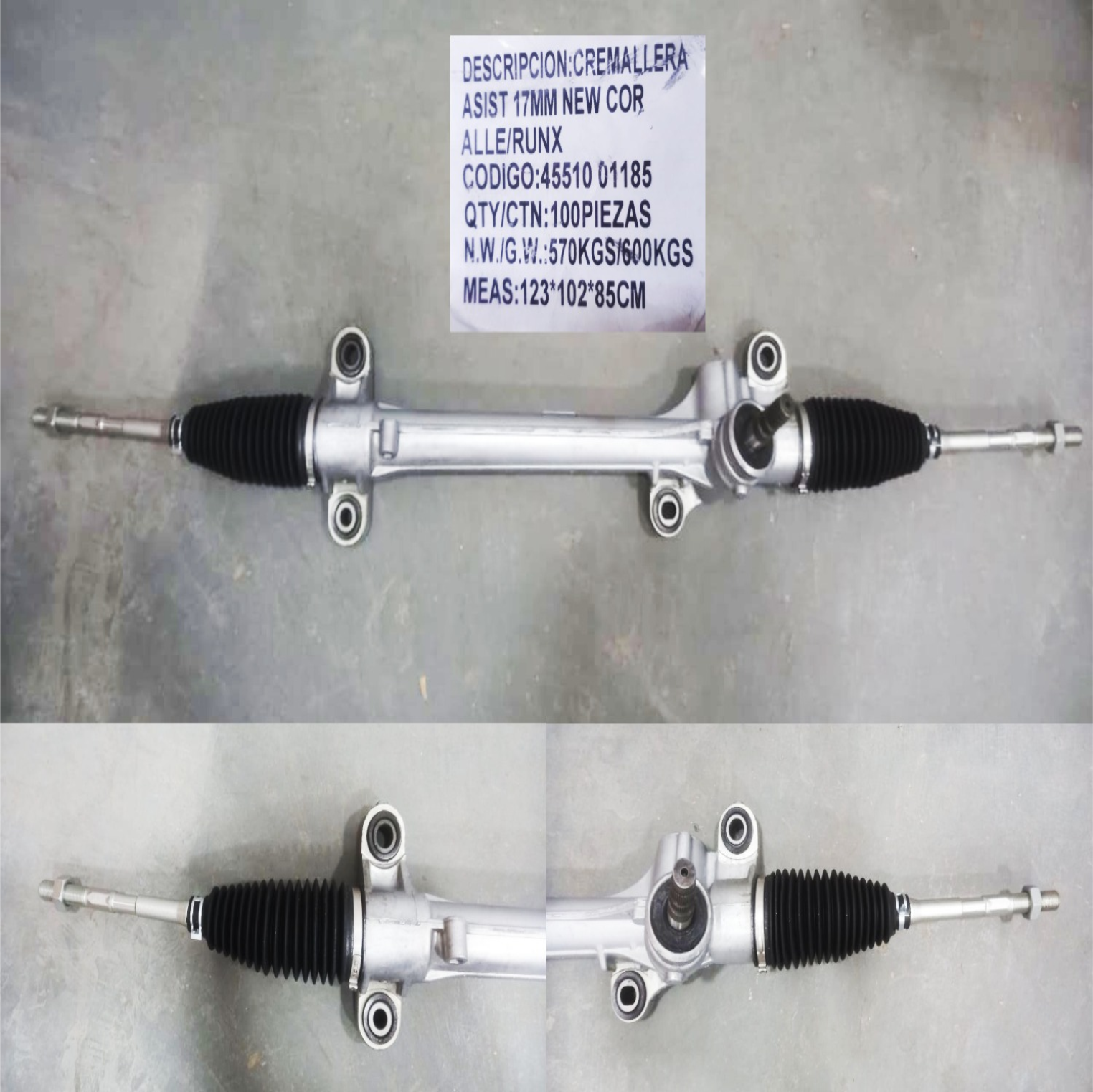 CREMALLERA ASIST 17mm NEW COR ALLE/RUNX