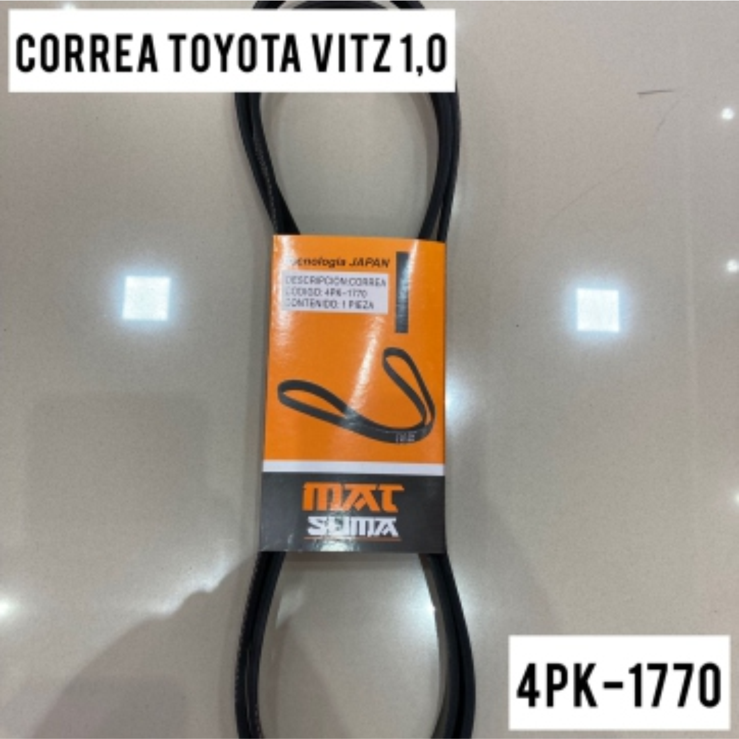CORREA TOYOTA VITZ 1,0