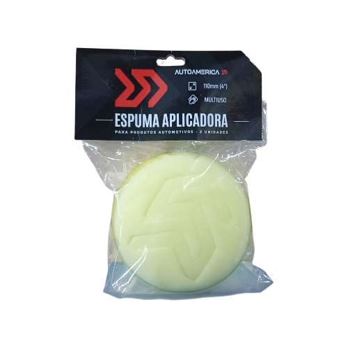 AUTOAMERICA ESPUMA APLICADORA AMARILLA PACK DOBLE (2)