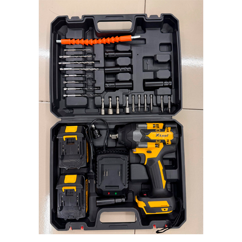 XTOOL LLAVE DE IMPACTO INALAMBRICO 3 EN 1 batería (10 celdas)*2 cargador*1