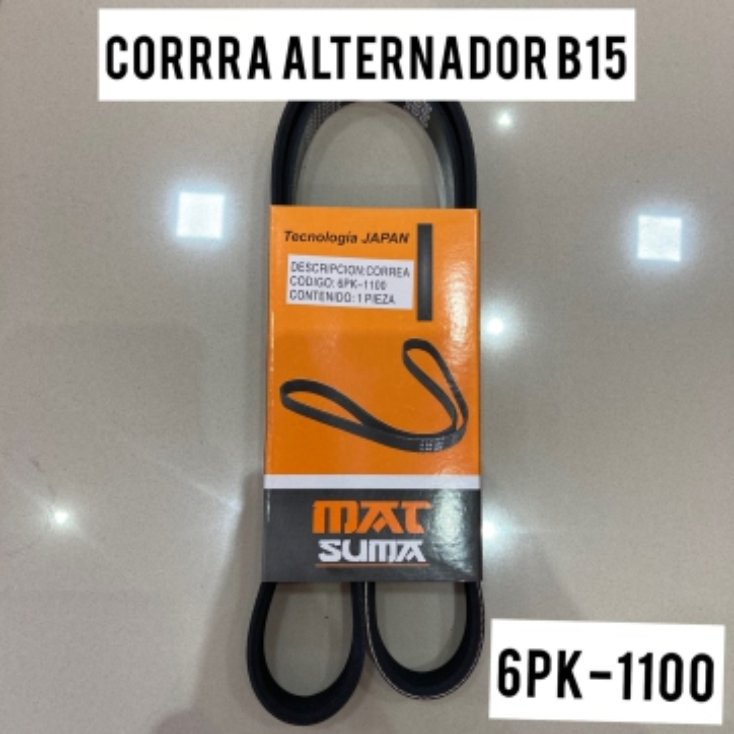 CORREA ALTERNADOR B15