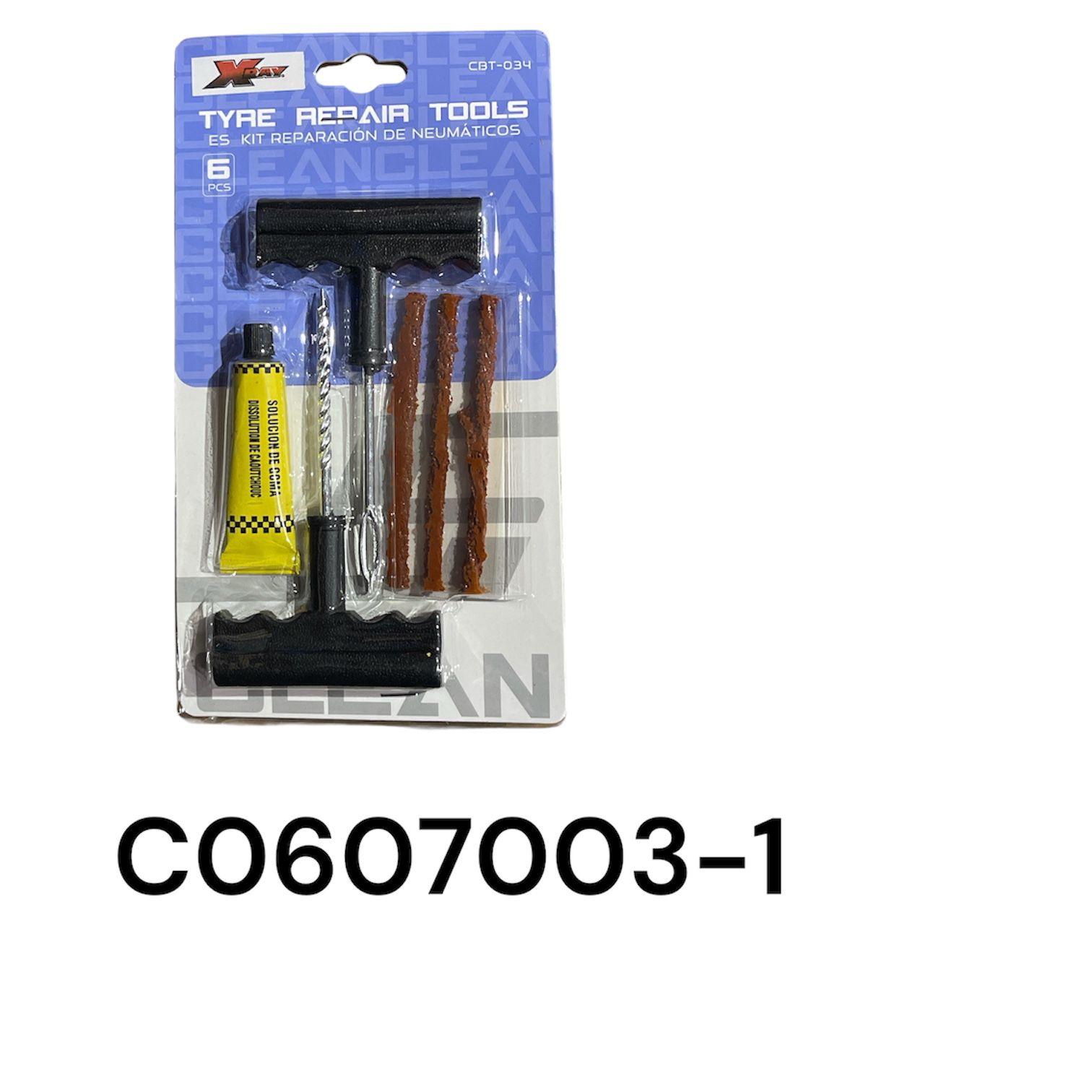 CBT-034 HF-2103 herramienta de reparación de neumáticos6pcs/set