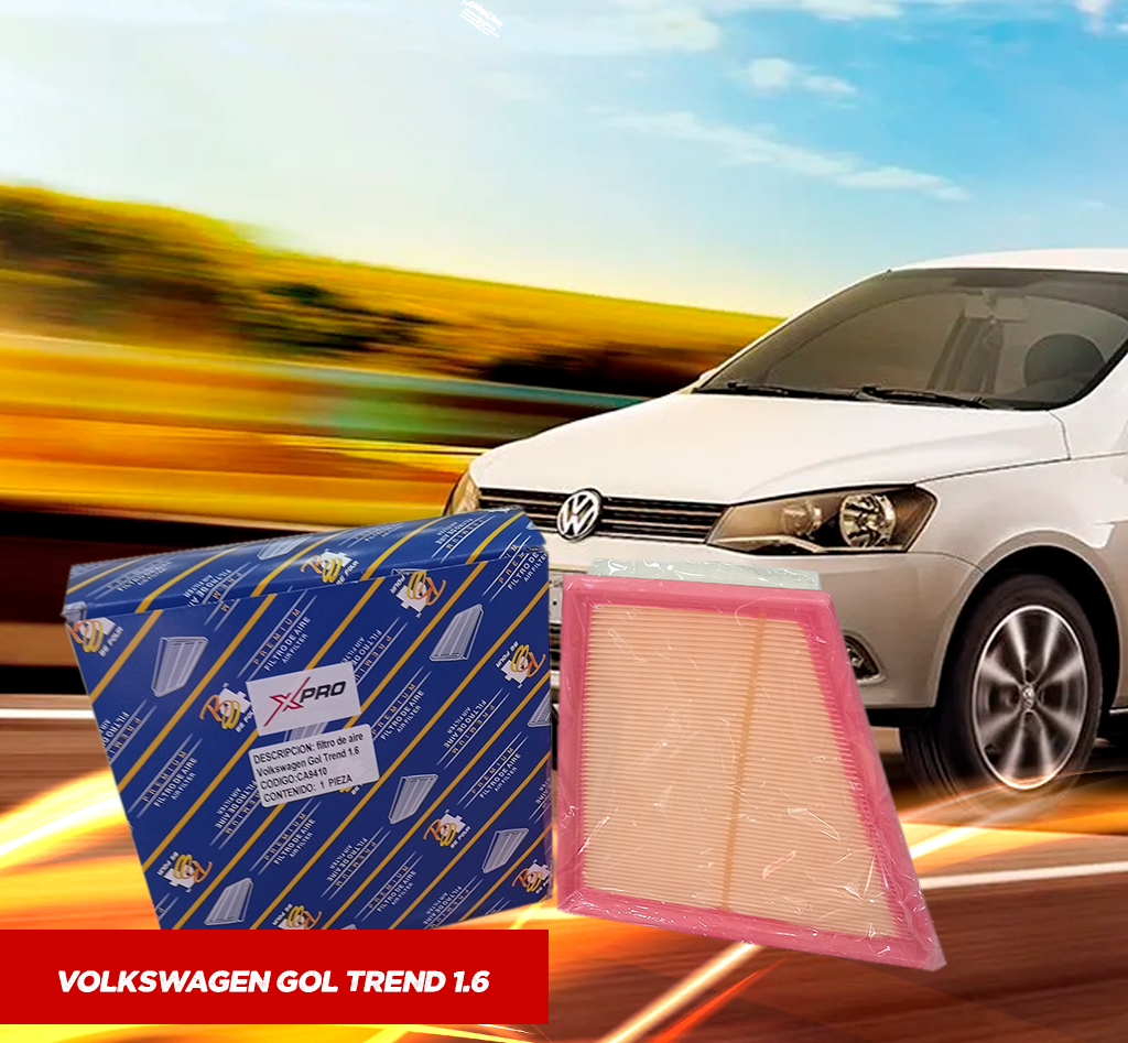 filtro de aire Volkswagen Gol Trend 1.6