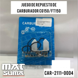 REPARO DE CARBURADOR  CG150