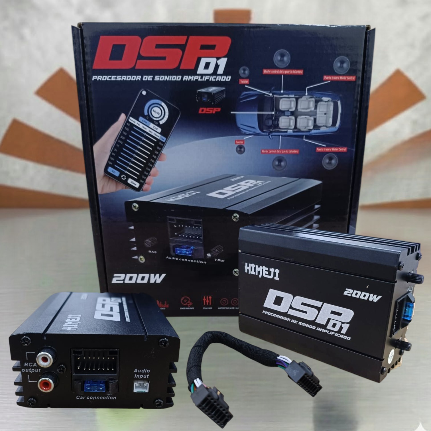 DSP HIMEJI PROCESADOR SOPORTA APP 200W DSPD1