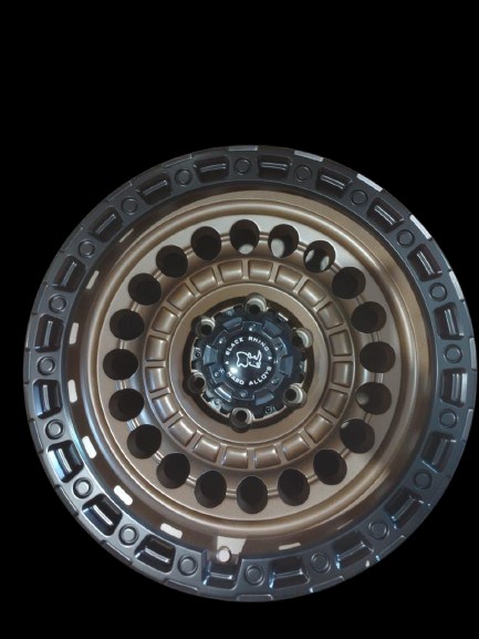 LLANTA DX199B+BR 17*9.0 0 6*139.7 110,1 BRONZE+BLACK RING