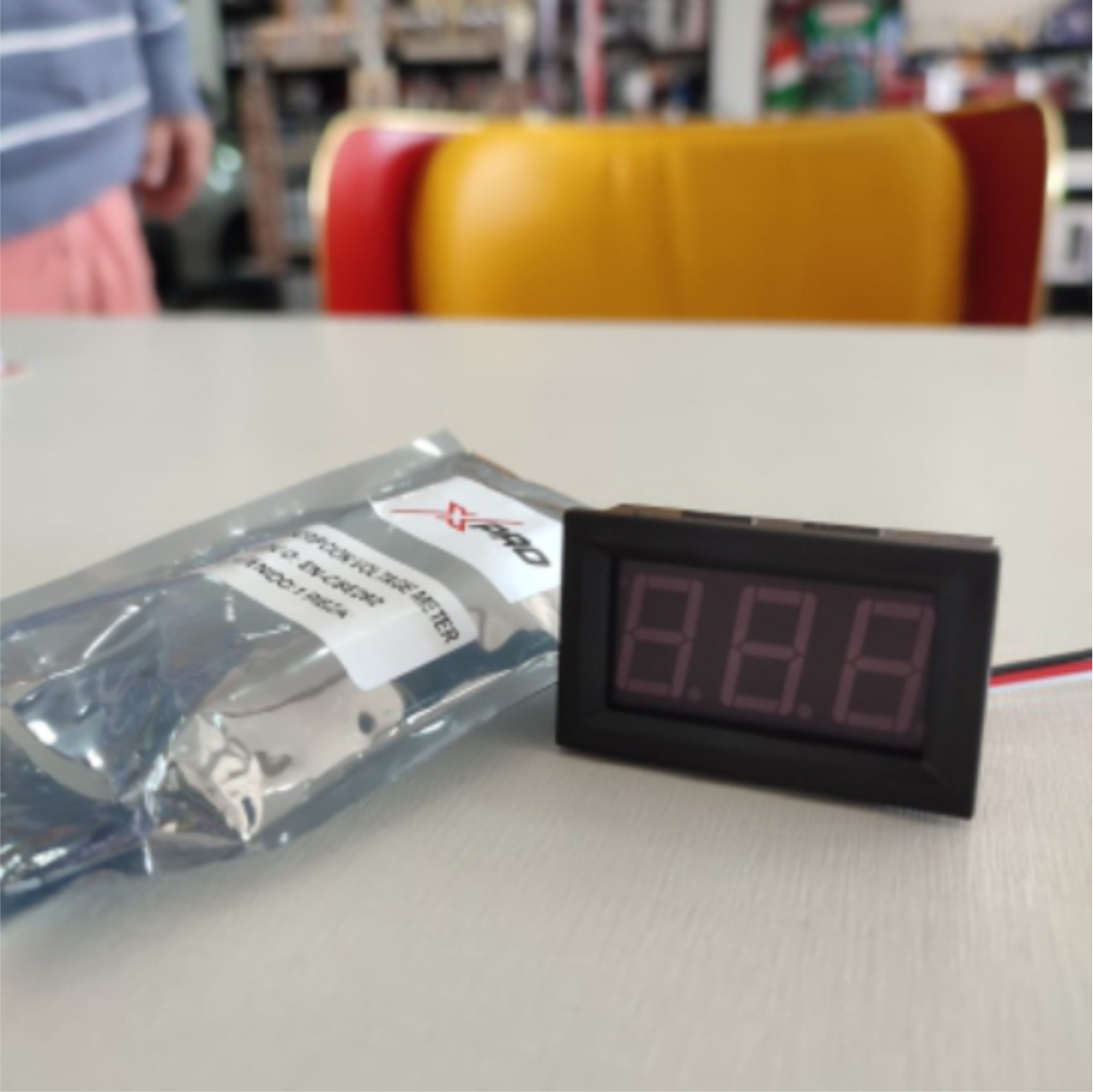 VOLTIMETRO C/ REMOTE 12V RX