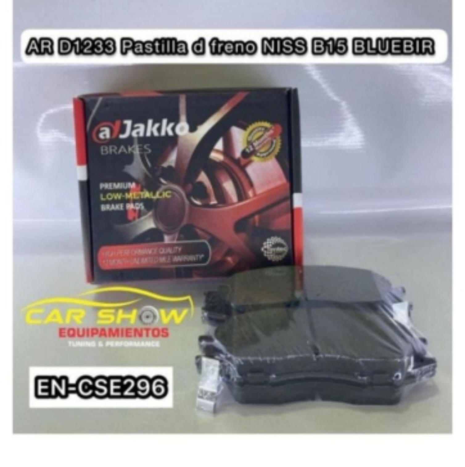 PASTILLA DE FRENO NISS B15 BLUEBIRD AR D1233