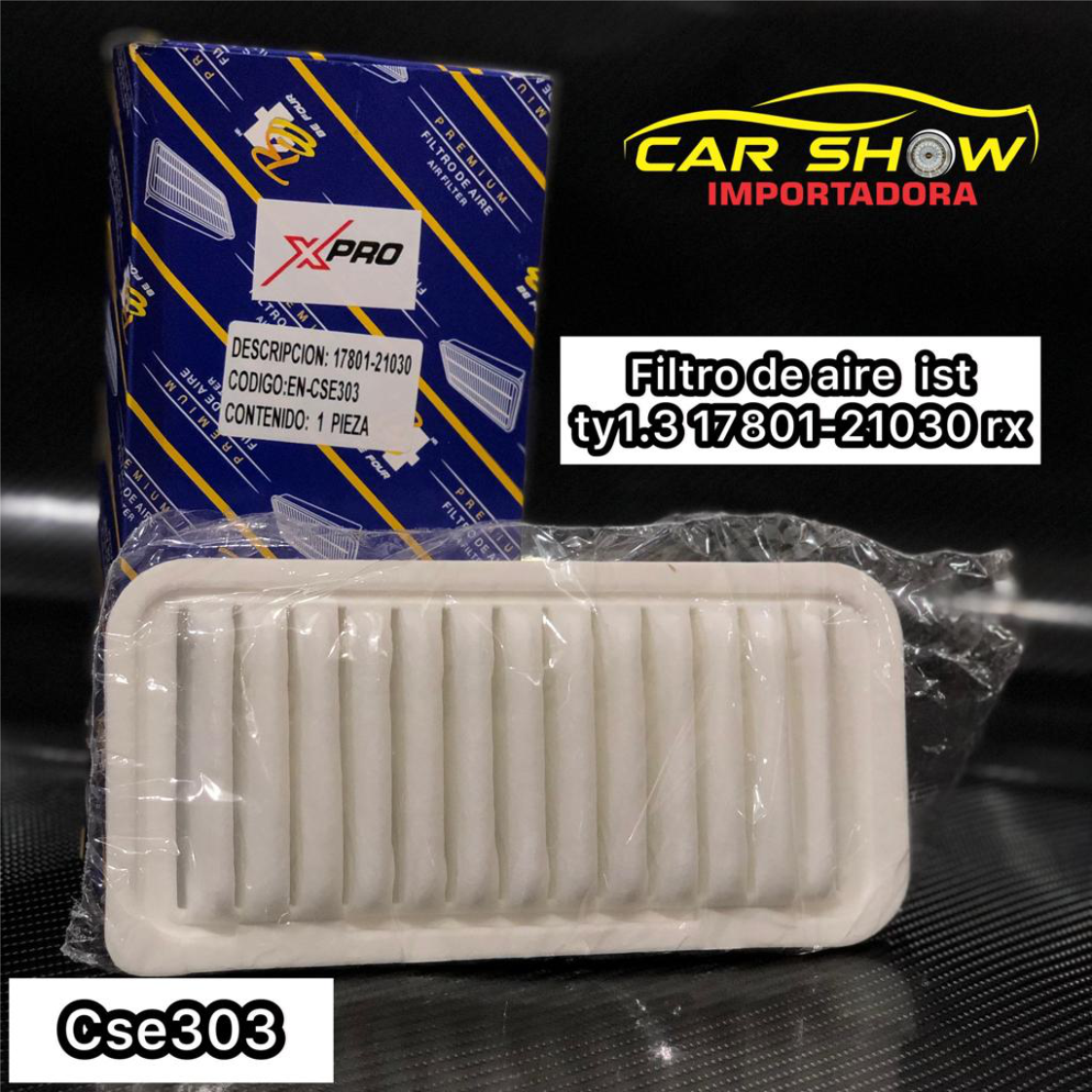FILTRO DE AIRE IST TY1,3 17801-21030