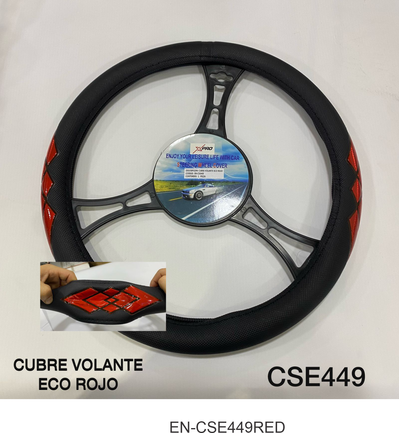 CUBRE VOLANTE ECO RED
