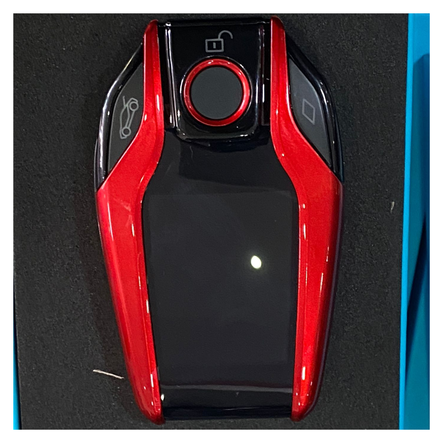 SMART LCD CAR KEY ROJO