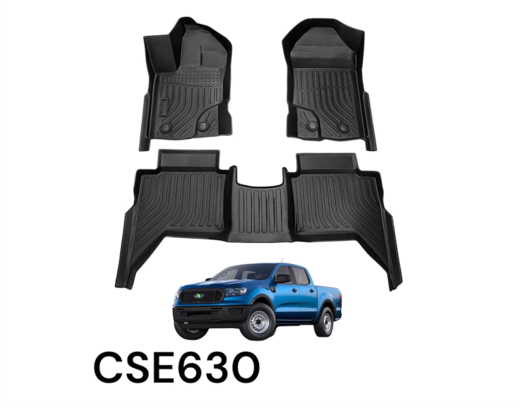 TAPETE rigido Ford Ranger SuperCrew 2019-2023 3pcs